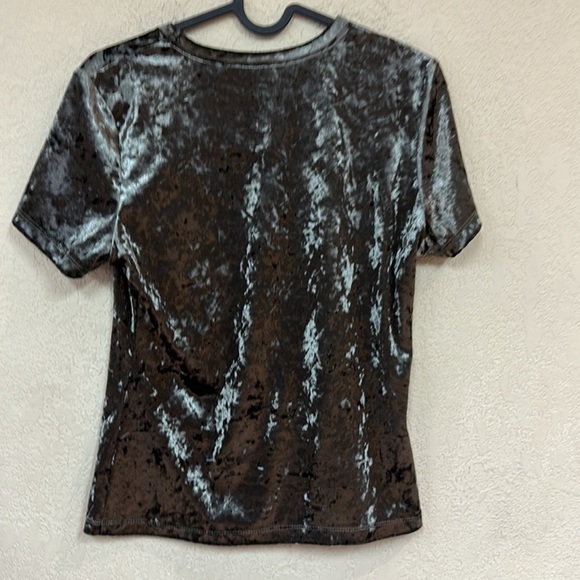 NWOT Free people crushed velvet crewneck - Picture 3 of 4